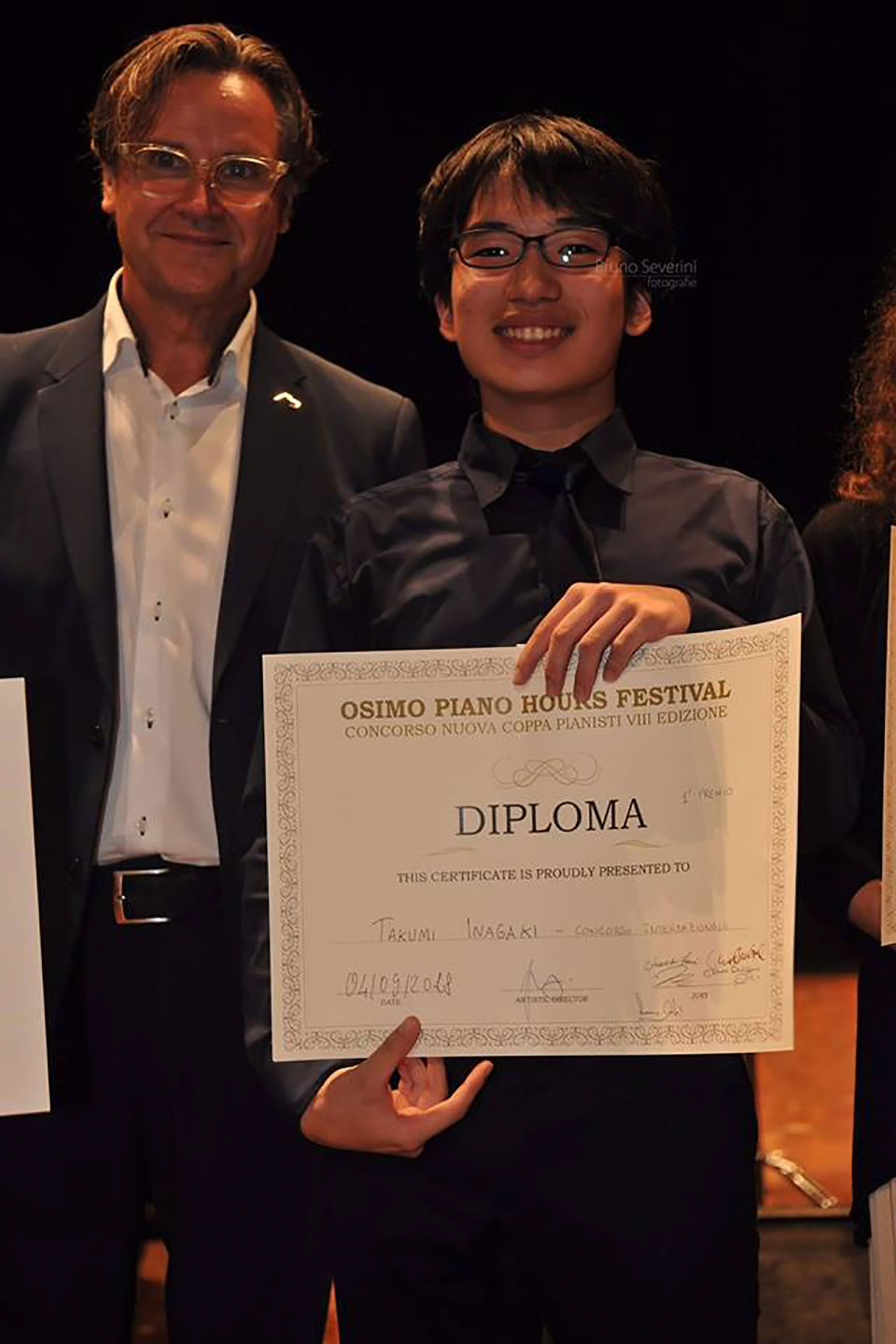 Il diciassettenne Takumi Inagaki corona il grande successo dell’ottava edizione Nuova Coppa Pianisti 