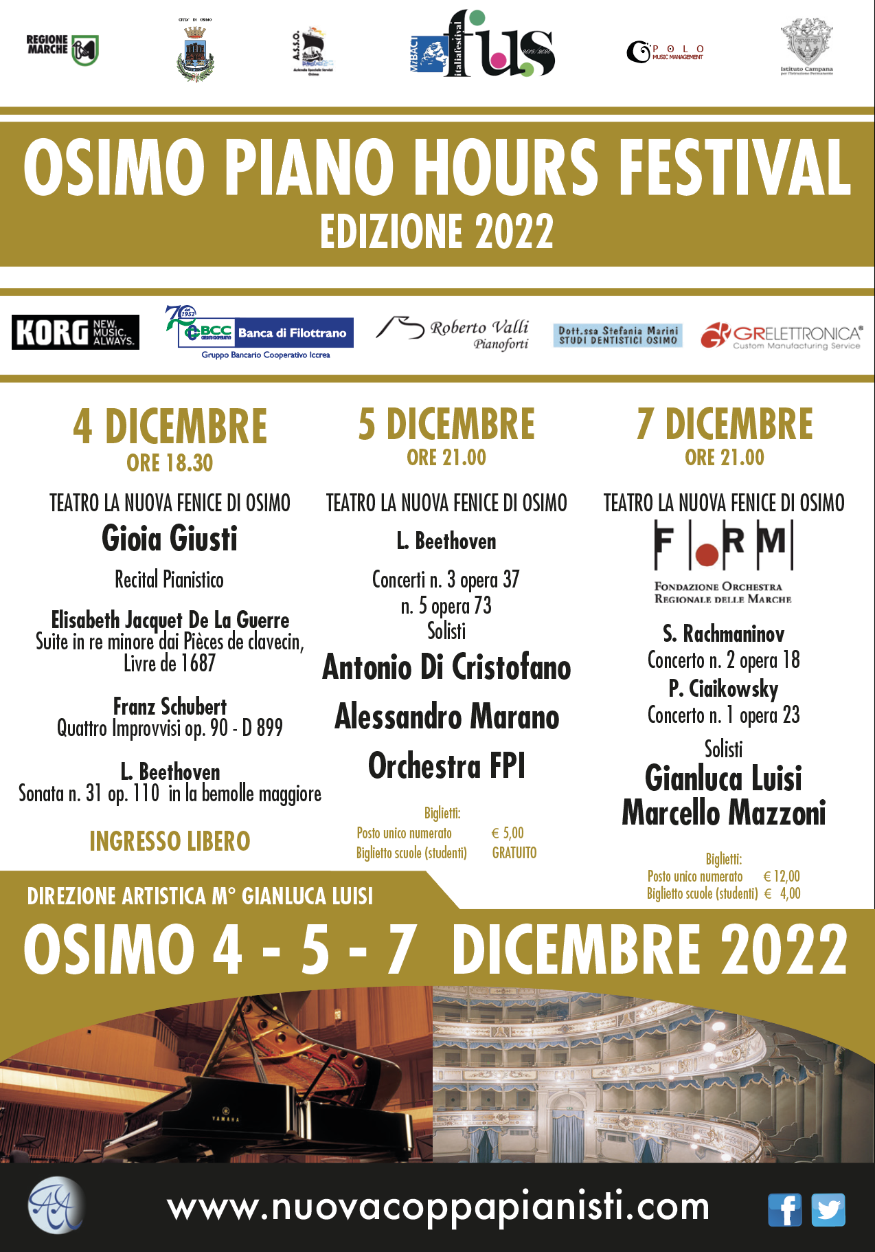 Osimo Piano Hours Festival, 2022
